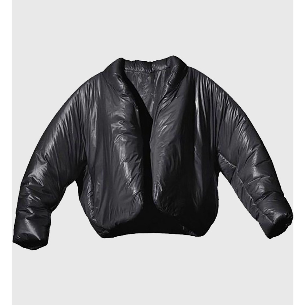 Gently Worn Yeezy YZY x Gap Limited Edition Black Round Puffer Jacket Coat